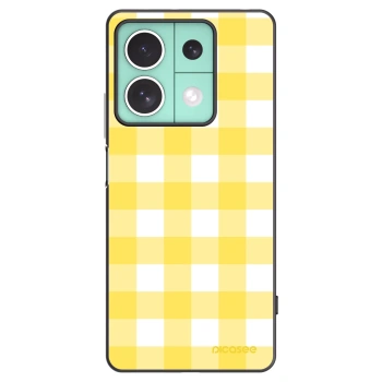 Picasee Xiaomi Redmi Note 13 5G Hülle - Schwarzes Silikon - Gride lemon