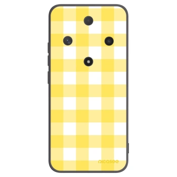 Picasee Honor Magic6 Lite 5G Hülle - Schwarzes Silikon - Gride lemon
