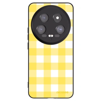 Picasee Xiaomi 14 Ultra Hülle - Schwarzes Silikon - Gride lemon