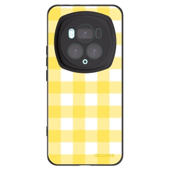 Picasee Honor Magic6 Pro Hülle - Schwarzes Silikon - Gride lemon