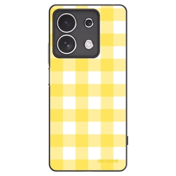 Picasee Xiaomi Redmi Note 13 4G Hülle - Schwarzes Silikon - Gride lemon