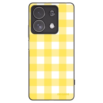 Picasee Xiaomi Redmi Note 13 Pro 4G Hülle - Schwarzes Silikon - Gride lemon