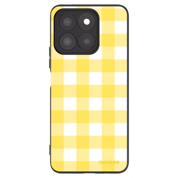 Picasee Honor X8b Hülle - Schwarzes Silikon - Gride lemon