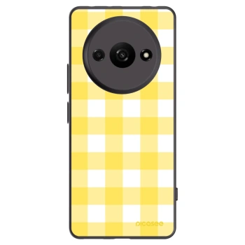 Picasee Xiaomi Redmi A3 Hülle - Schwarzes Silikon - Gride lemon