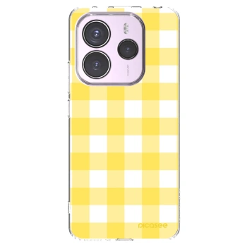 Picasee Xiaomi Redmi Note 14 5G Hülle - Transparentes Silikon - Gride lemon