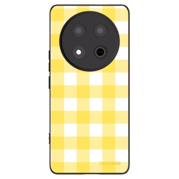 Picasee Honor Magic7 Lite 5G Hülle - Schwarzes Silikon - Gride lemon