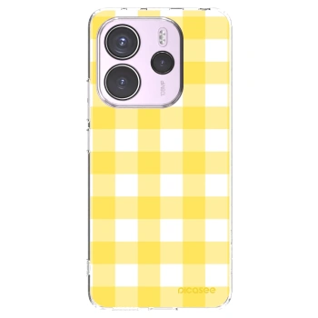 Picasee Xiaomi Redmi Note 14 4G Hülle - Transparentes Silikon - Gride lemon