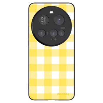 Picasee Xiaomi 15 Ultra Hülle - Schwarzes Silikon - Gride lemon
