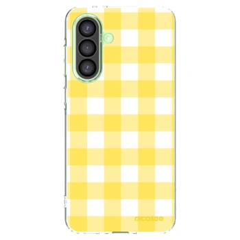 Picasee Samsung Galaxy A26 5G A266B Hülle - Transparentes Silikon - Gride lemon