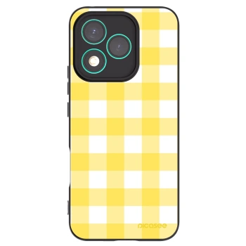Picasee Honor 400 Lite 5G Hülle - Schwarzes Silikon - Gride lemon