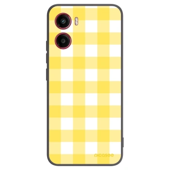 Picasee Motorola Moto G05 Hülle - Schwarzes Silikon - Gride lemon