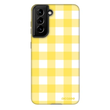 Hülle für Samsung Galaxy S21 FE 5G - Gride lemon