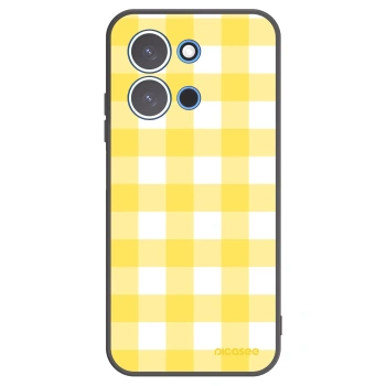 Picasee Xiaomi Redmi 15C 4G Hülle - Schwarzes Silikon - Gride lemon