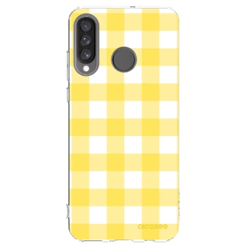 Picasee Huawei P30 Lite Hülle - Transparentes Silikon - Gride lemon
