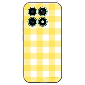 Picasee Xiaomi 17 Hülle - Schwarzes Silikon - Gride lemon
