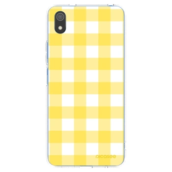 Picasee Xiaomi Redmi 7A Hülle - Transparentes Silikon - Gride lemon