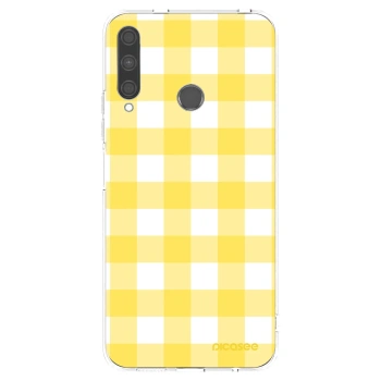 Picasee Huawei P40 Lite E Hülle - Transparentes Silikon - Gride lemon