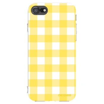 Picasee Apple iPhone SE 2020 Hülle - Transparentes Silikon - Gride lemon
