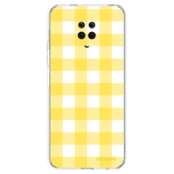Picasee Xiaomi Redmi Note 9S Hülle - Transparentes Silikon - Gride lemon