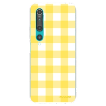 Picasee Xiaomi Mi 10 Hülle - Transparentes Silikon - Gride lemon