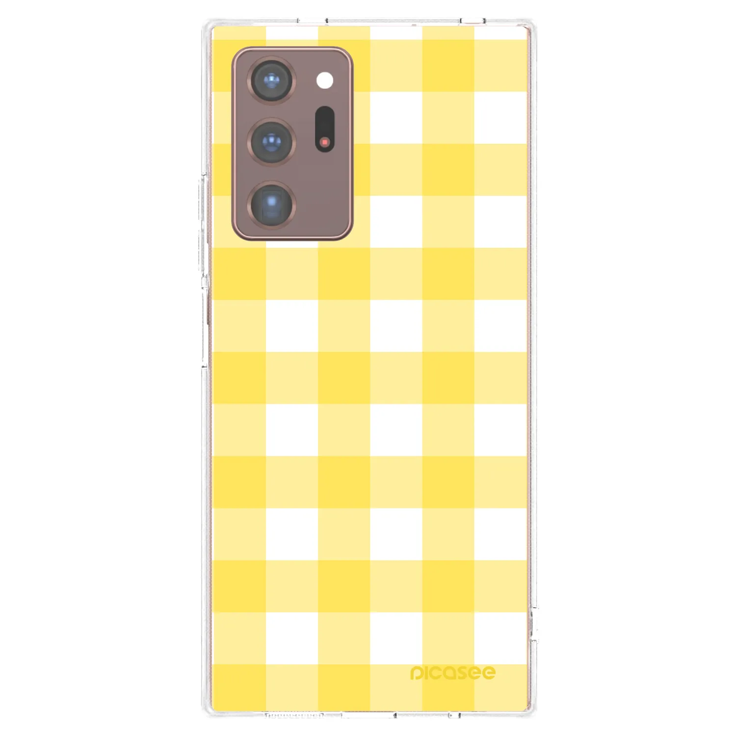 Picasee Samsung Galaxy Note 20 Ultra Hülle - Transparentes Silikon - Gride lemon