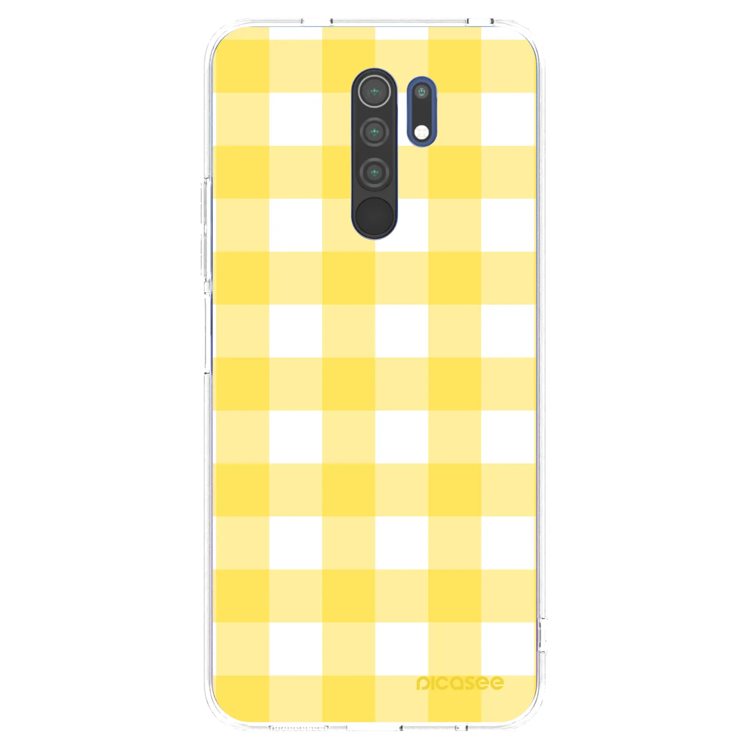 Picasee Xiaomi Redmi 9 Hülle - Transparentes Silikon - Gride lemon