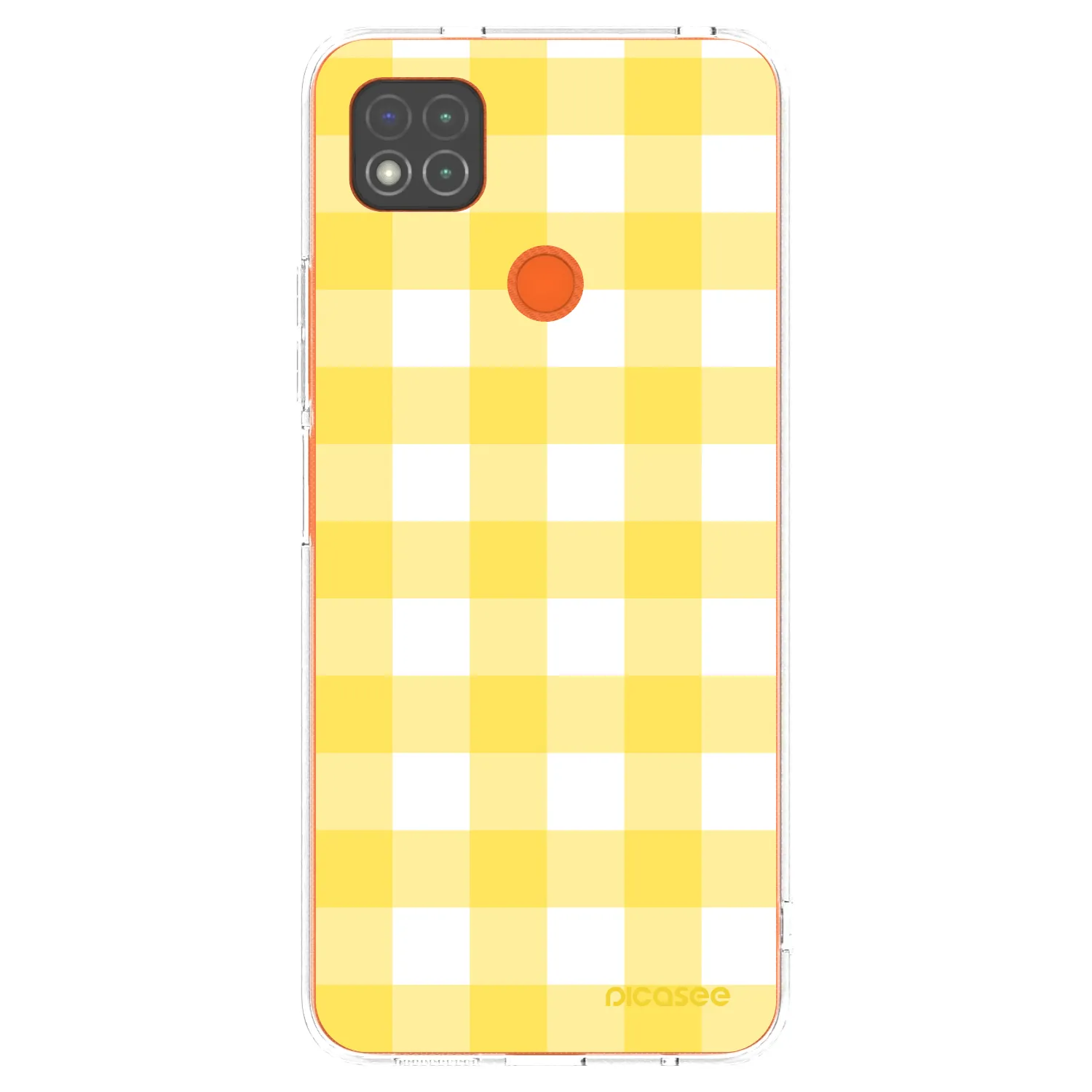 Picasee Xiaomi Redmi 9C Hülle - Transparentes Silikon - Gride lemon