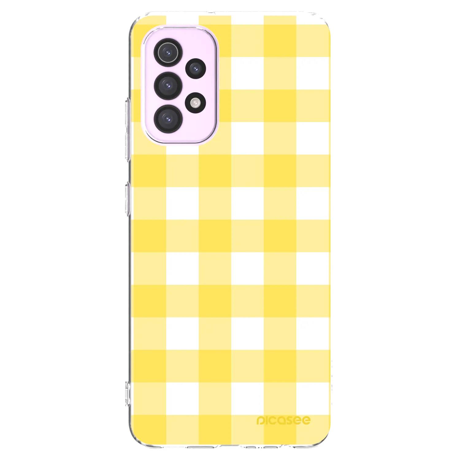 Picasee Samsung Galaxy A32 5G A326B Hülle - Transparentes Silikon - Gride lemon