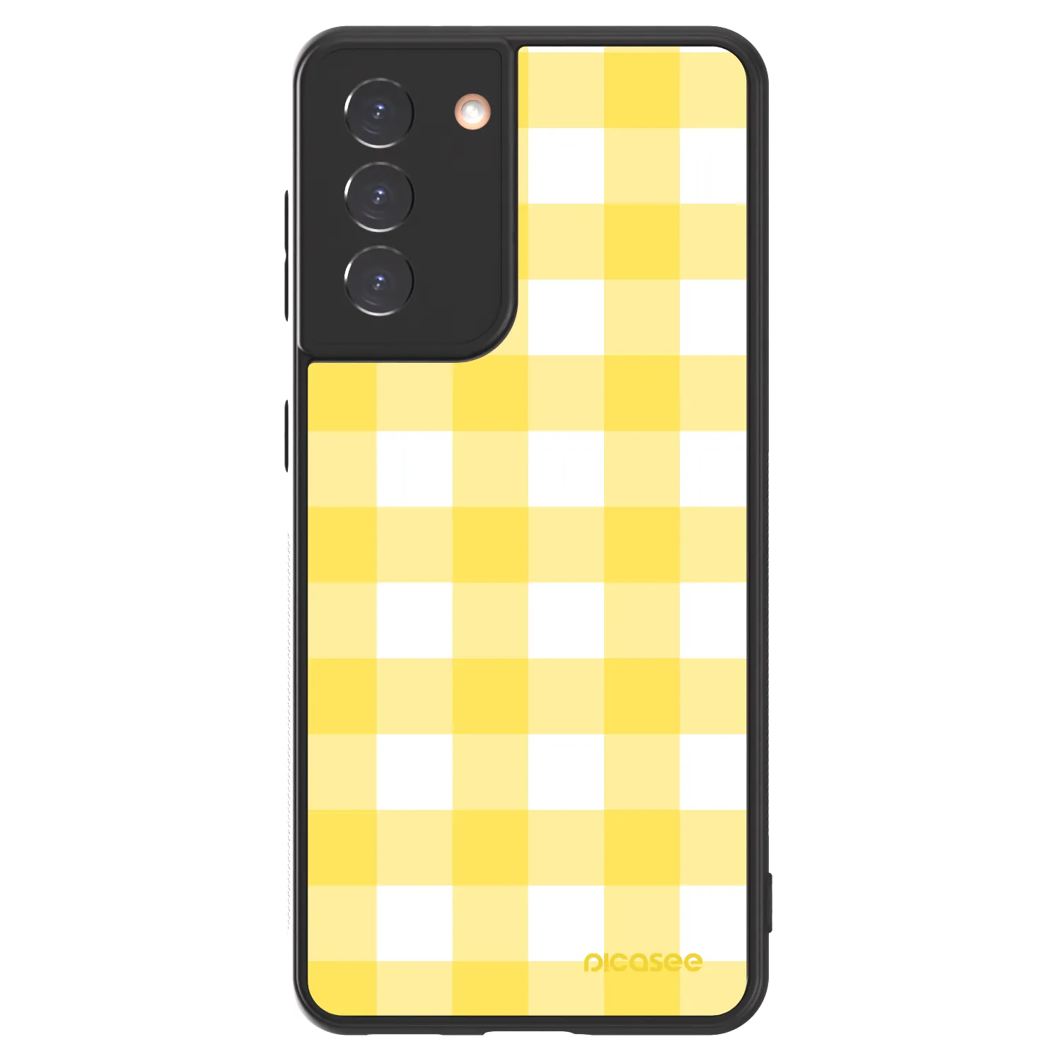 Picasee ULTIMATE CASE für Samsung Galaxy S21 5G G991B - Gride lemon