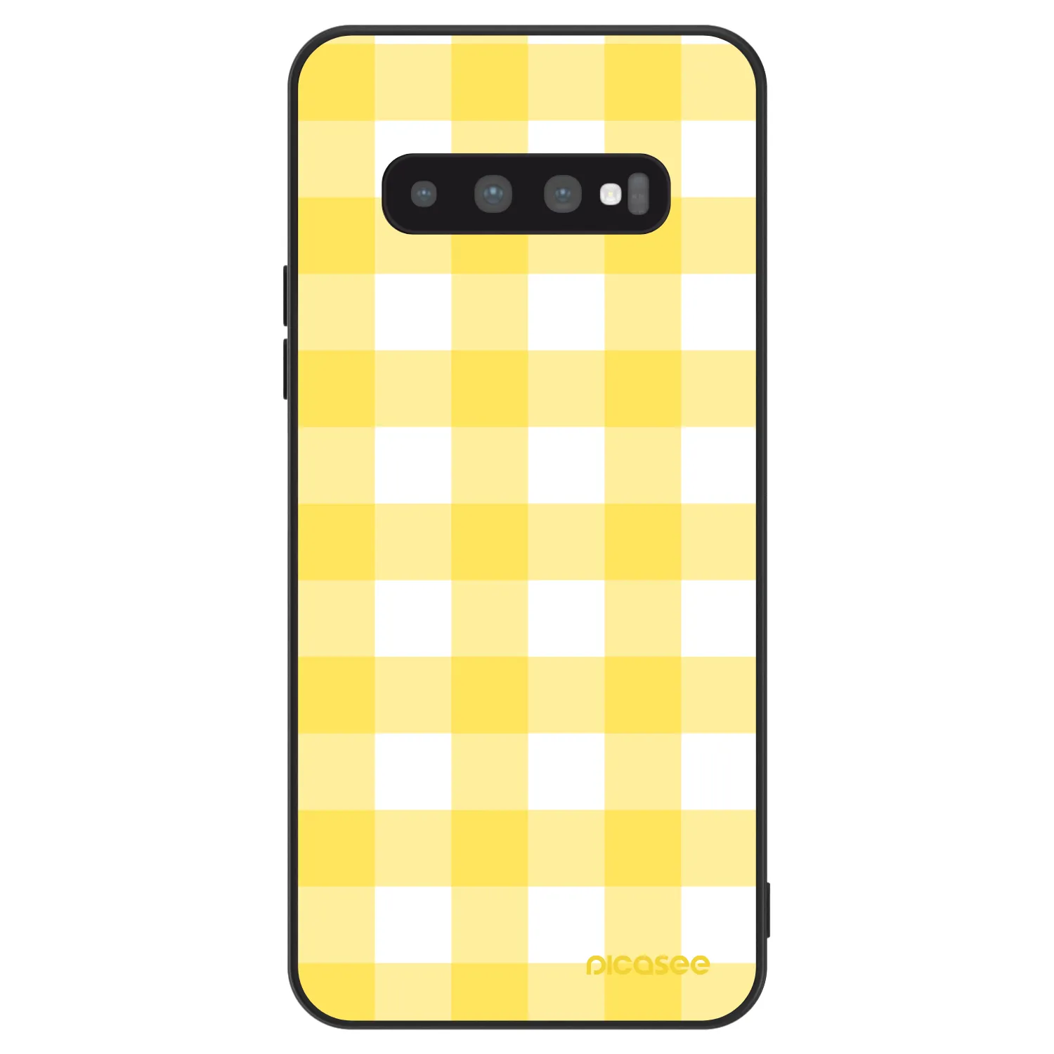 Picasee ULTIMATE CASE für Samsung Galaxy S10 G973 - Gride lemon