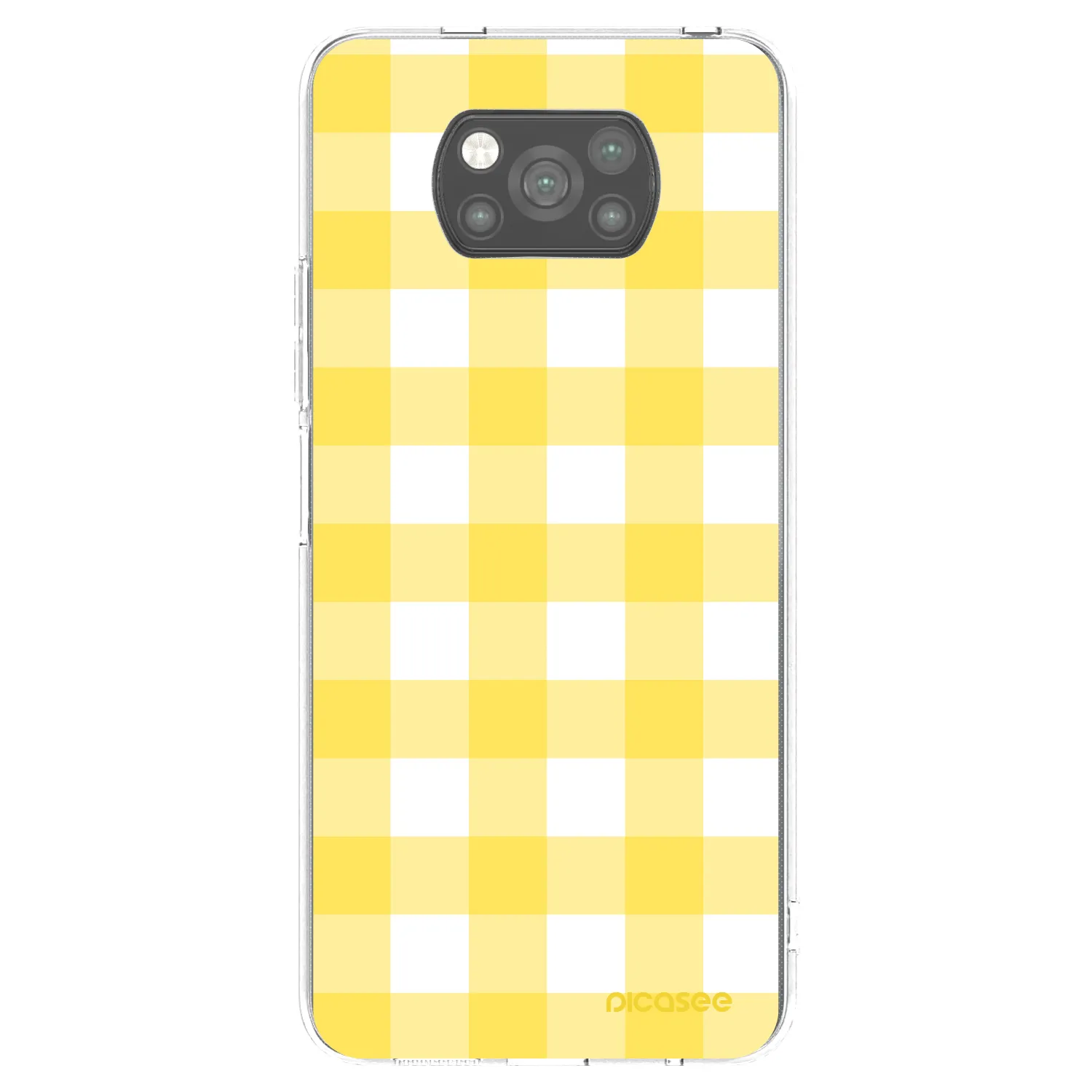 Picasee Xiaomi Poco X3 Pro Hülle - Schwarzes Silikon - Gride lemon