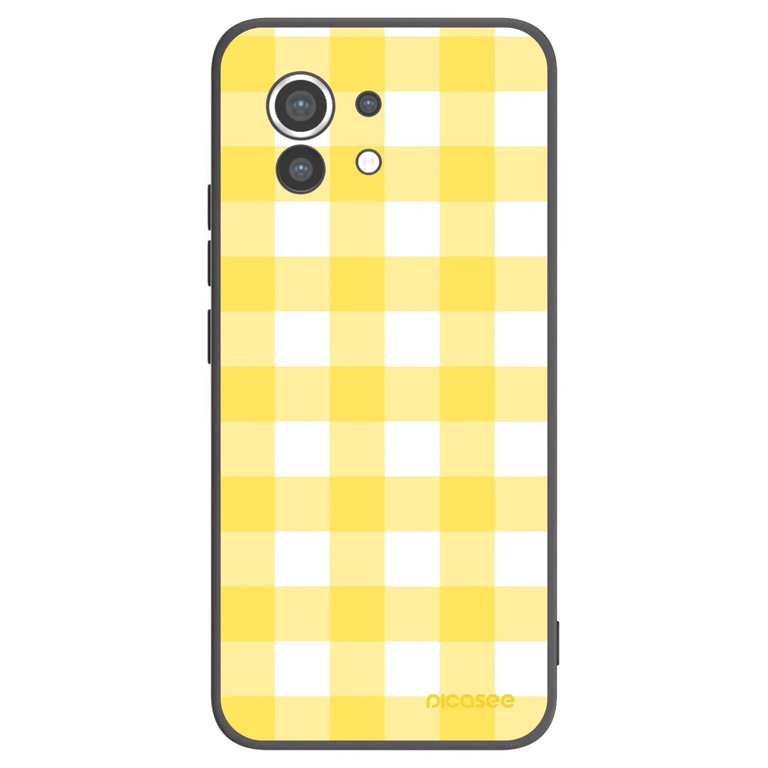 Picasee Xiaomi Mi 11 Hülle - Schwarzes Silikon - Gride lemon