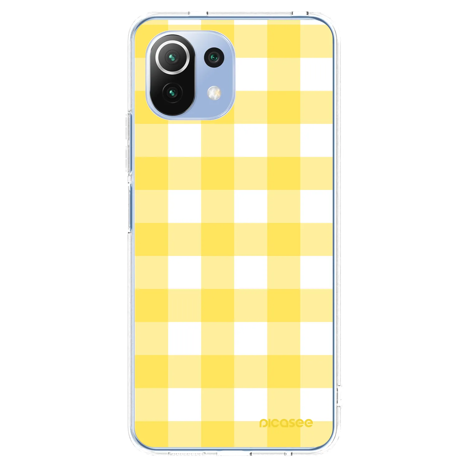 Picasee Xiaomi Mi 11 Lite Hülle - Transparentes Silikon - Gride lemon