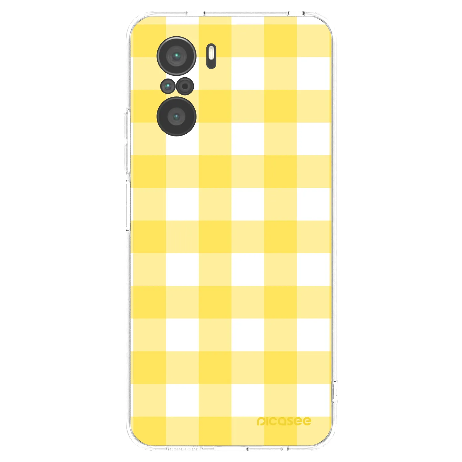 Picasee Xiaomi Poco F3 Hülle - Transparentes Silikon - Gride lemon
