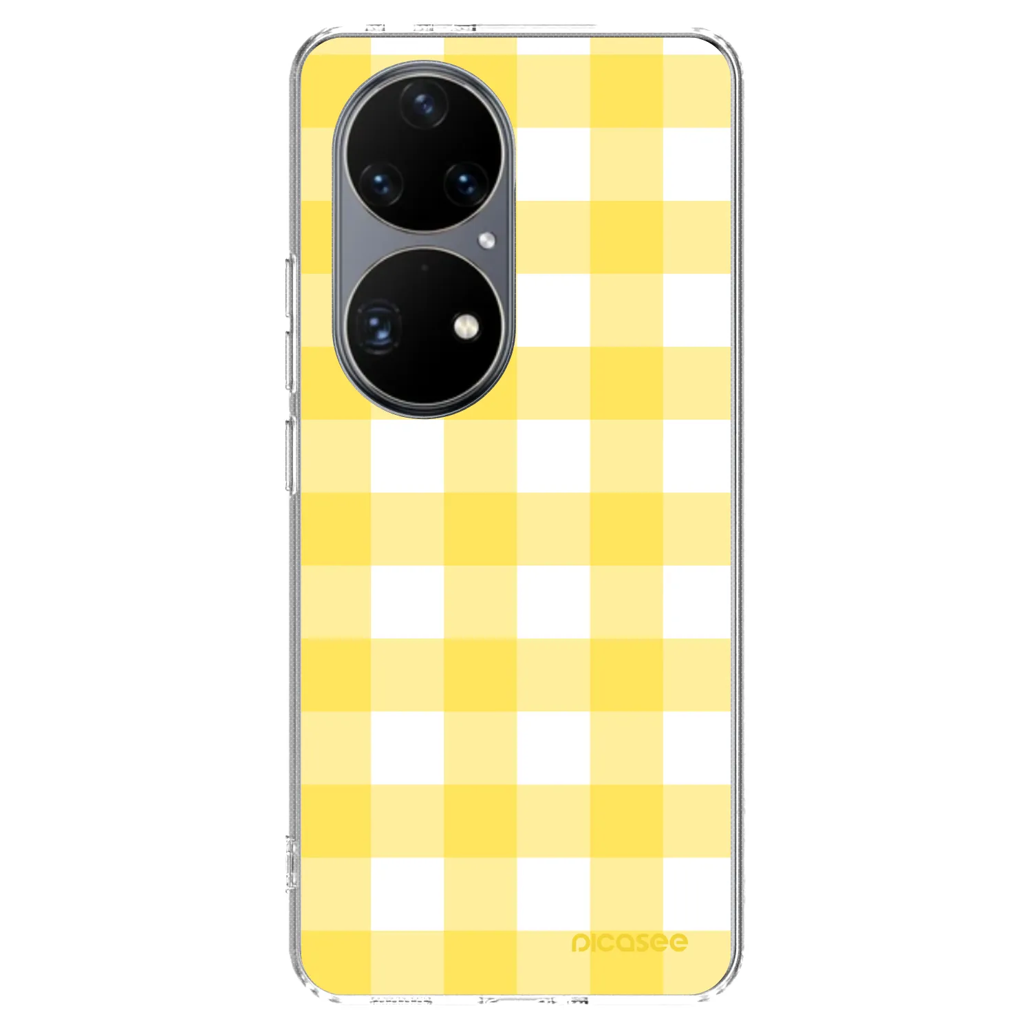Picasee Huawei P50 Hülle - Transparentes Silikon - Gride lemon