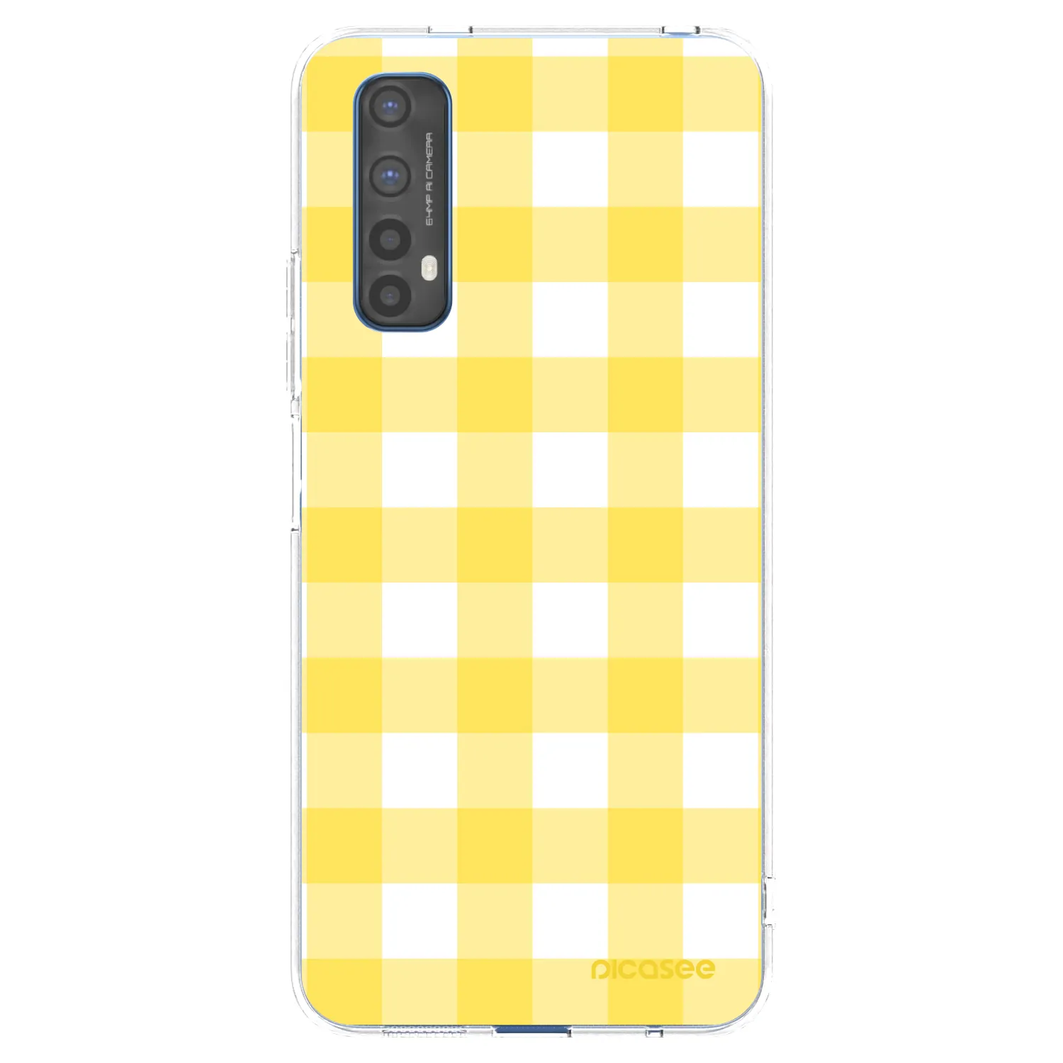 Picasee Realme 7 Hülle - Transparentes Silikon - Gride lemon