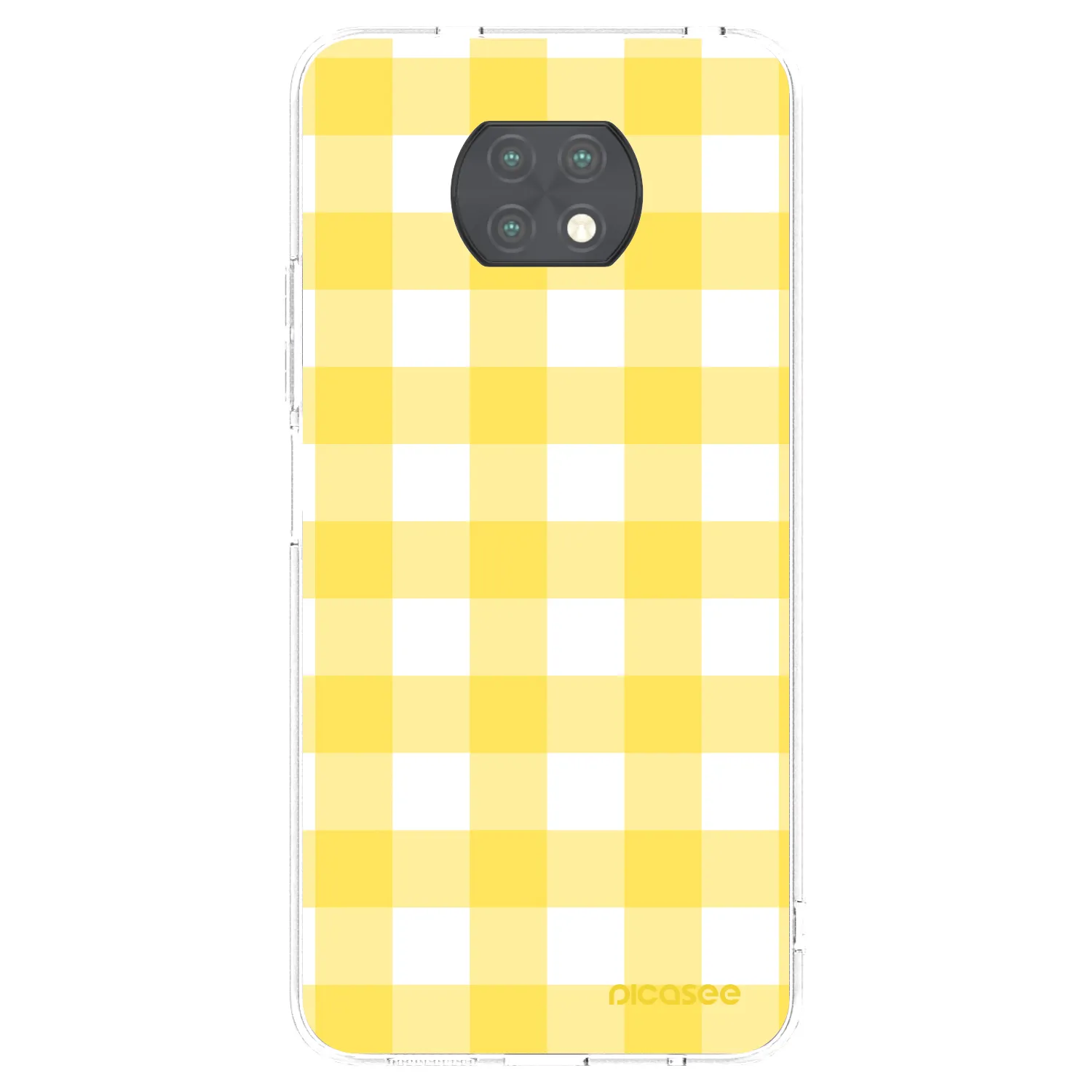 Picasee Xiaomi Redmi Note 9T Hülle - Transparentes Silikon - Gride lemon