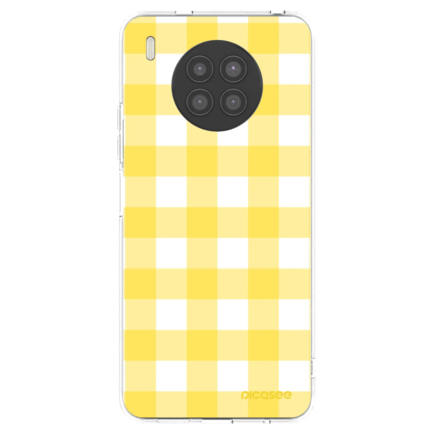 Picasee Huawei Nova 8i Hülle - Transparentes Silikon - Gride lemon
