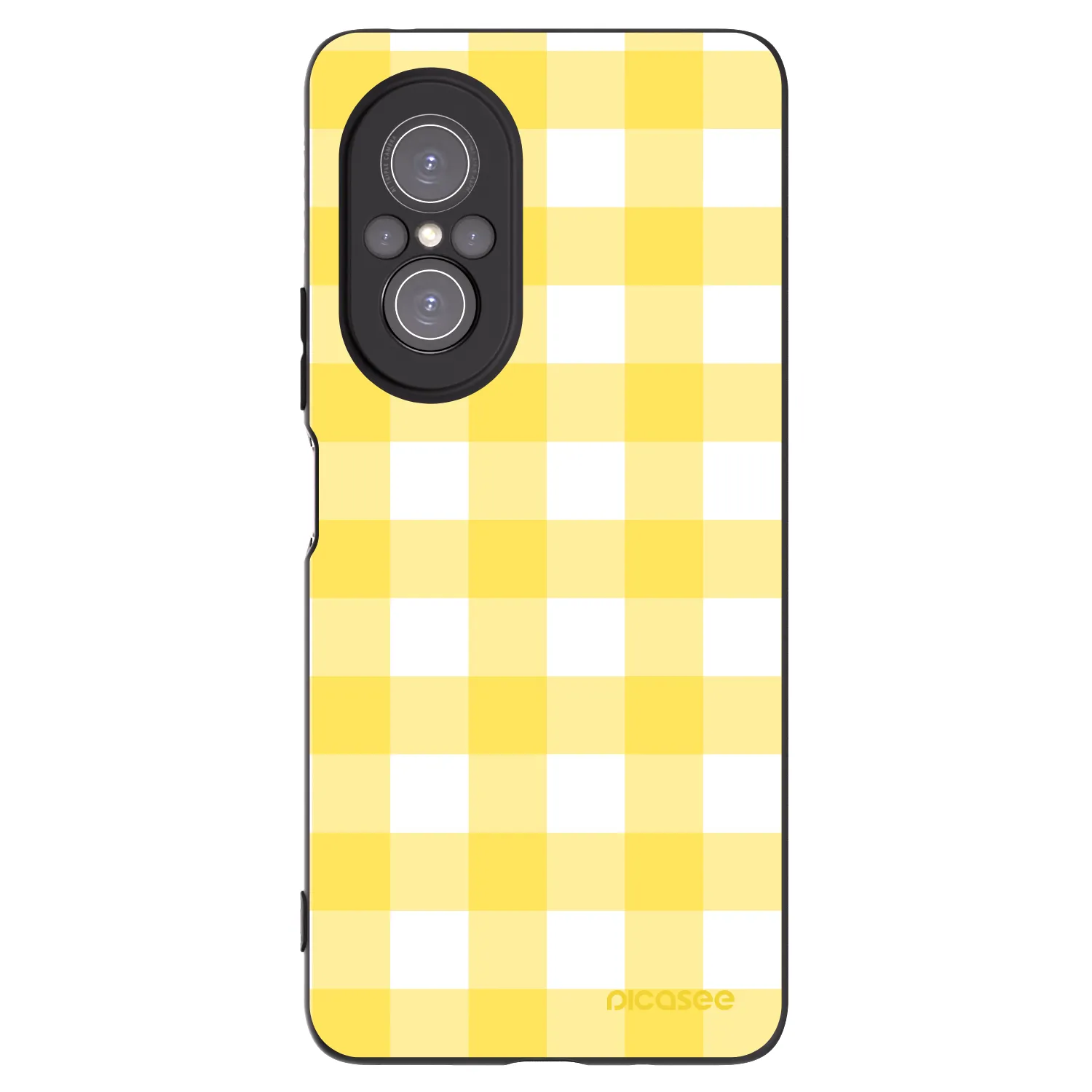 Picasee Huawei Nova 9 SE Hülle - Schwarzes Silikon - Gride lemon