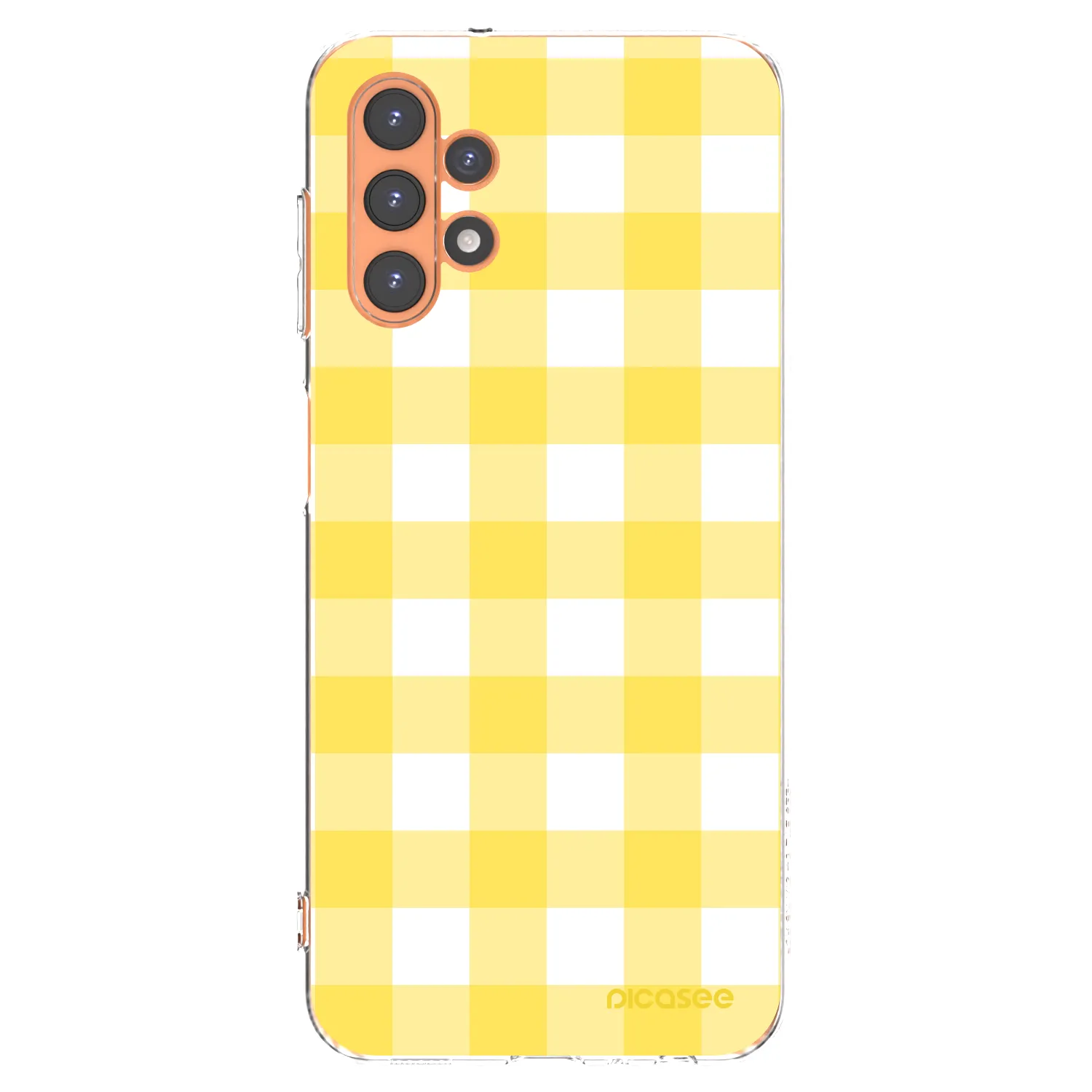 Picasee Samsung Galaxy A13 4G A135 Hülle - Transparentes Silikon - Gride lemon