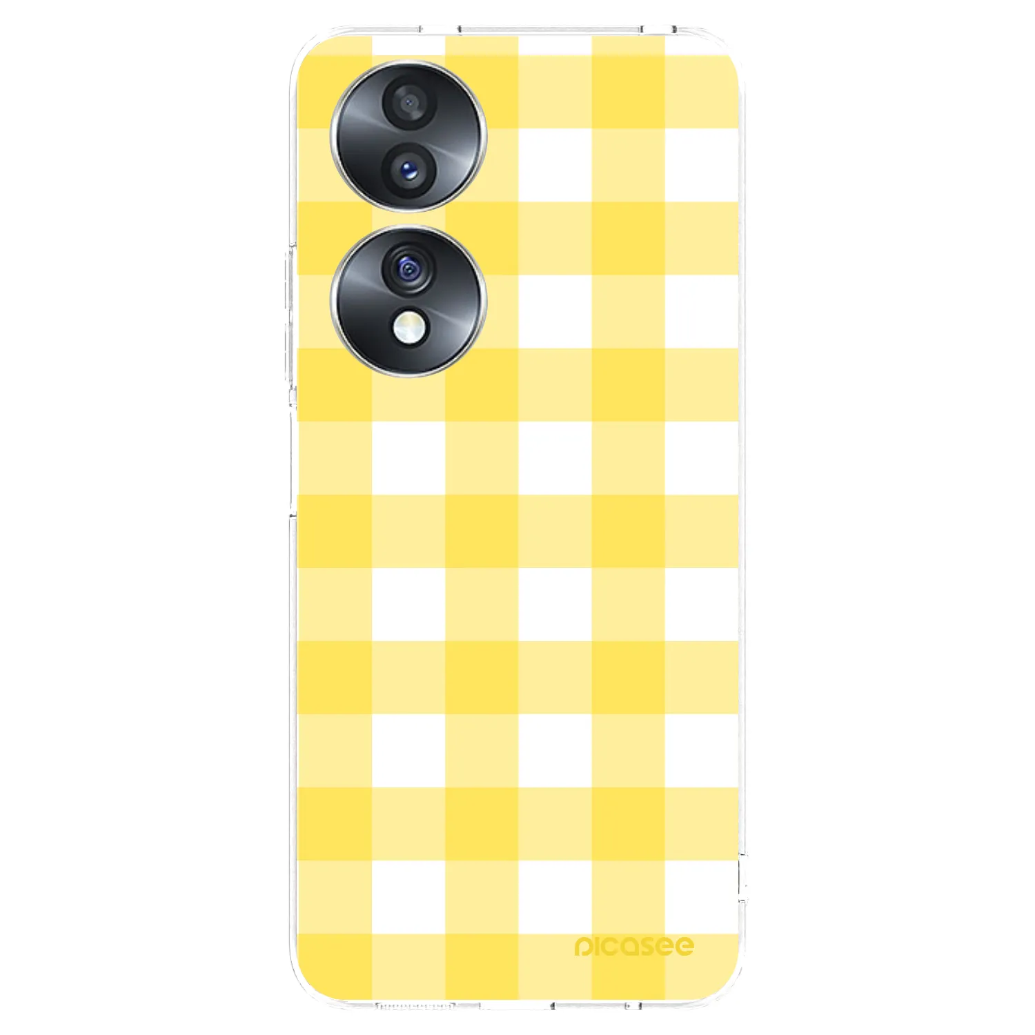 Picasee Honor 70 Hülle - Transparentes Silikon - Gride lemon