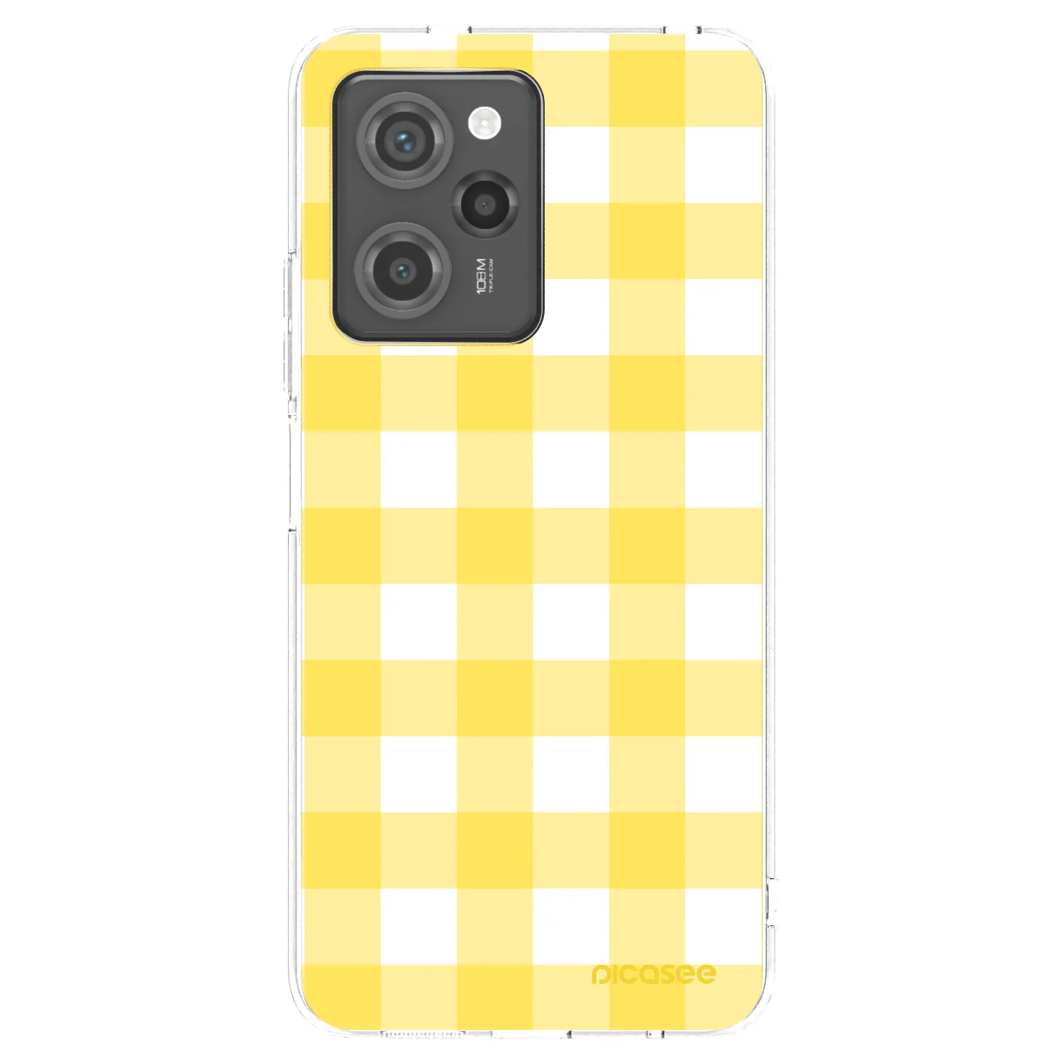 Picasee Xiaomi Poco X5 Pro Hülle - Schwarzes Silikon - Gride lemon