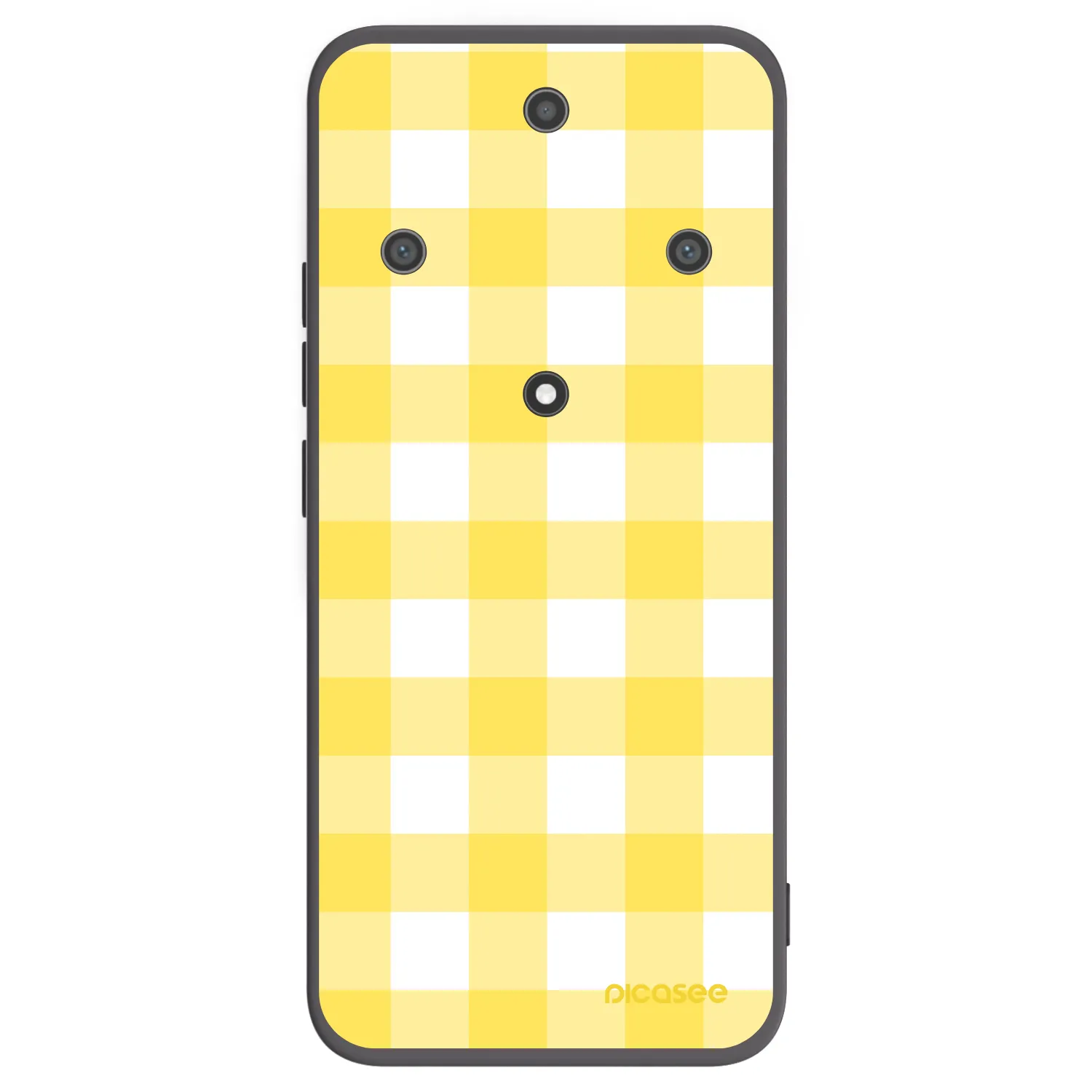 Picasee Honor Magic5 Lite 5G Hülle - Schwarzes Silikon - Gride lemon