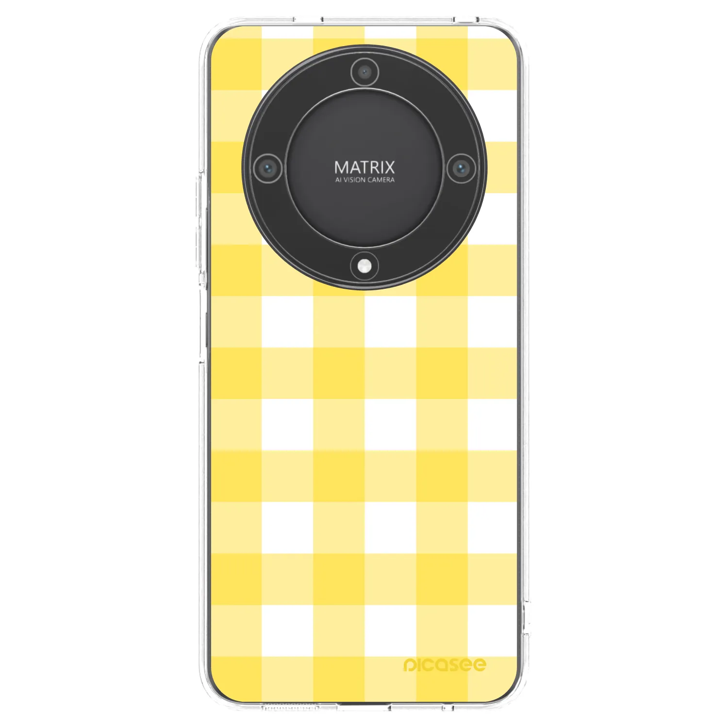 Picasee Honor Magic5 Lite 5G Hülle - Transparentes Silikon - Gride lemon
