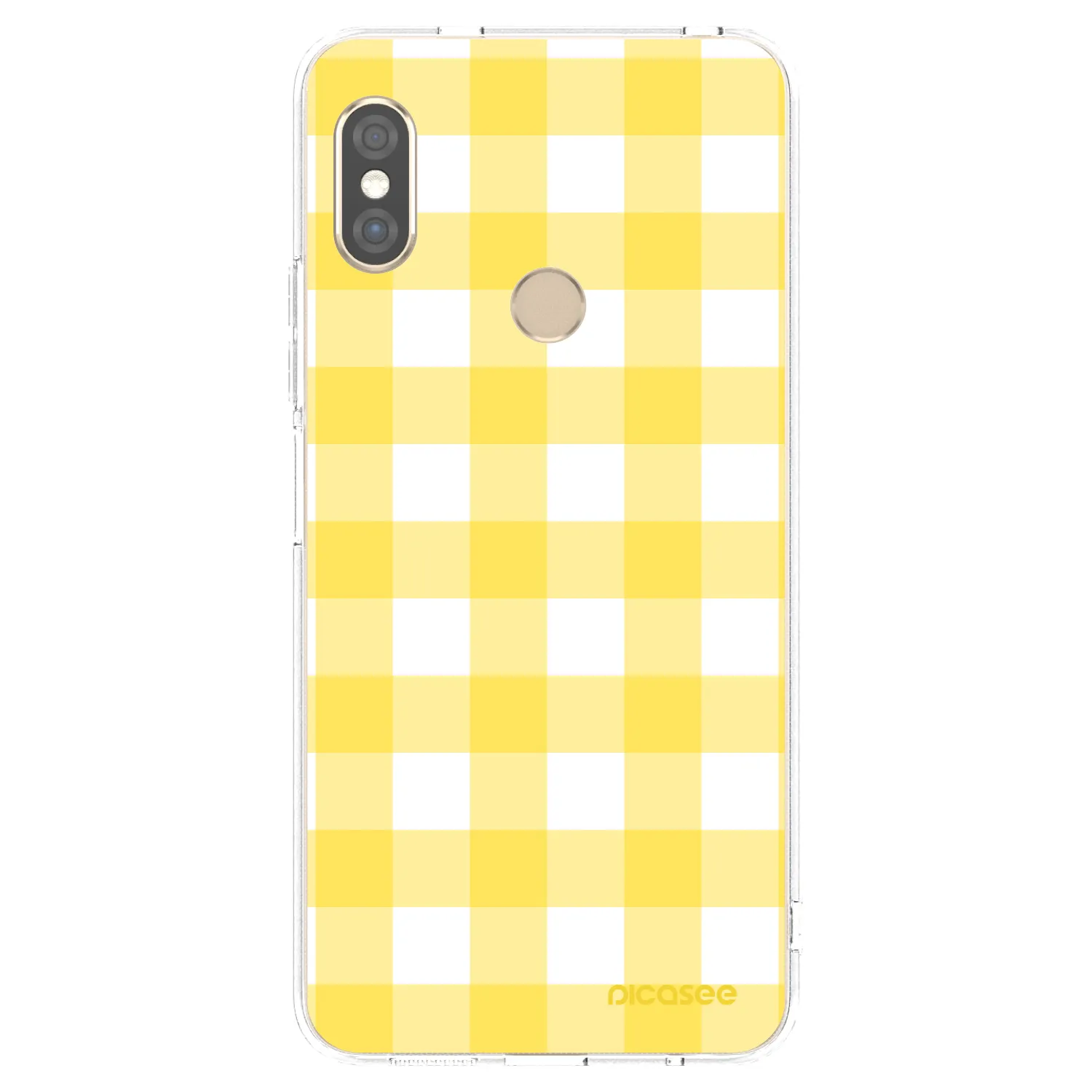 Picasee Xiaomi Redmi Note 5 Global Hülle - Transparentes Silikon - Gride lemon