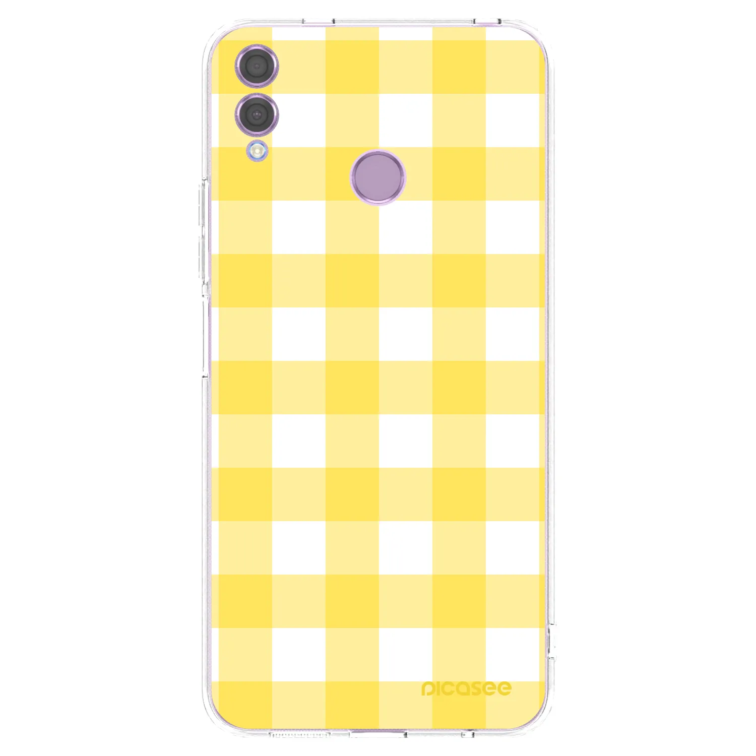 Picasee Honor 8X Hülle - Transparentes Silikon - Gride lemon