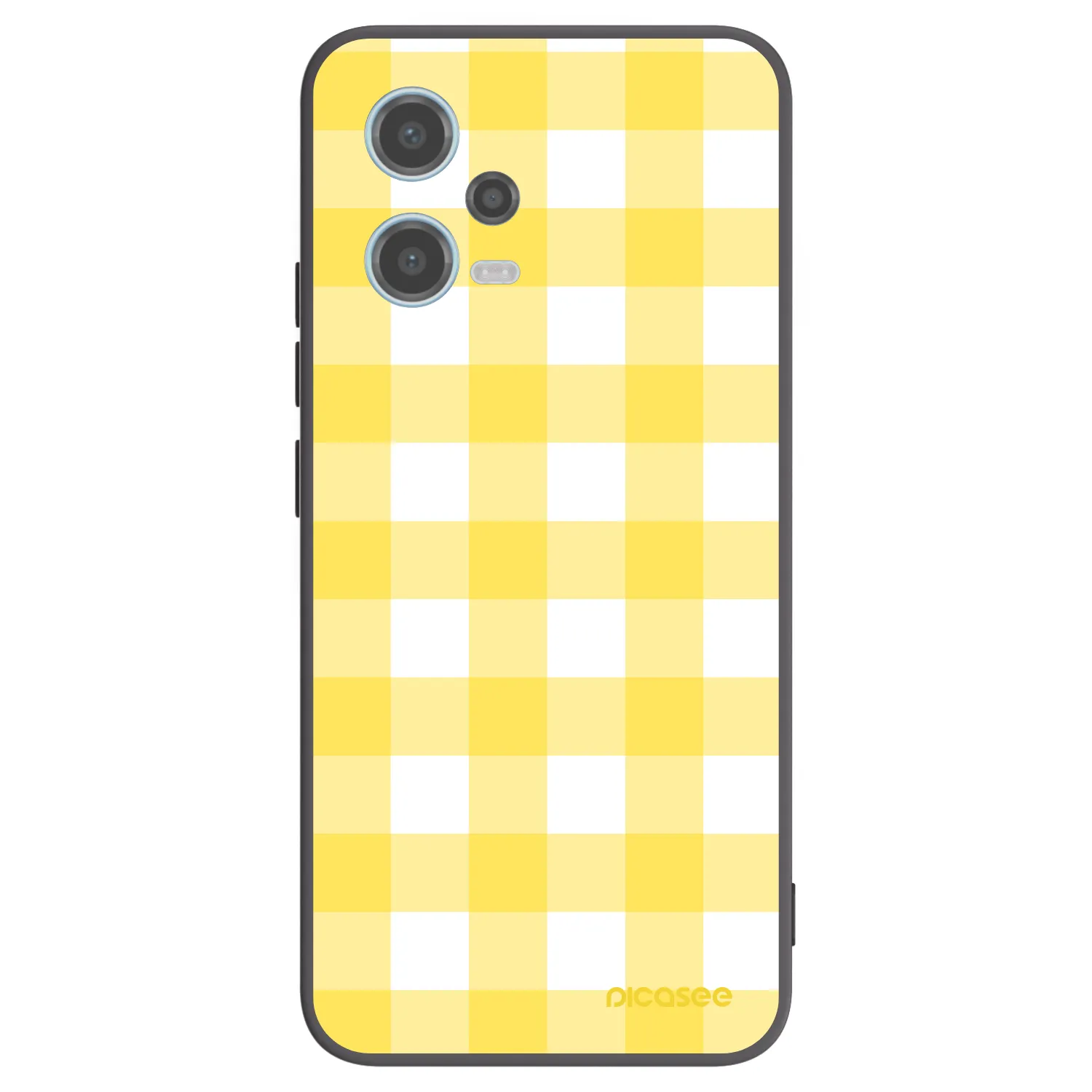 Picasee Xiaomi Redmi Note 12 5G Hülle - Schwarzes Silikon - Gride lemon