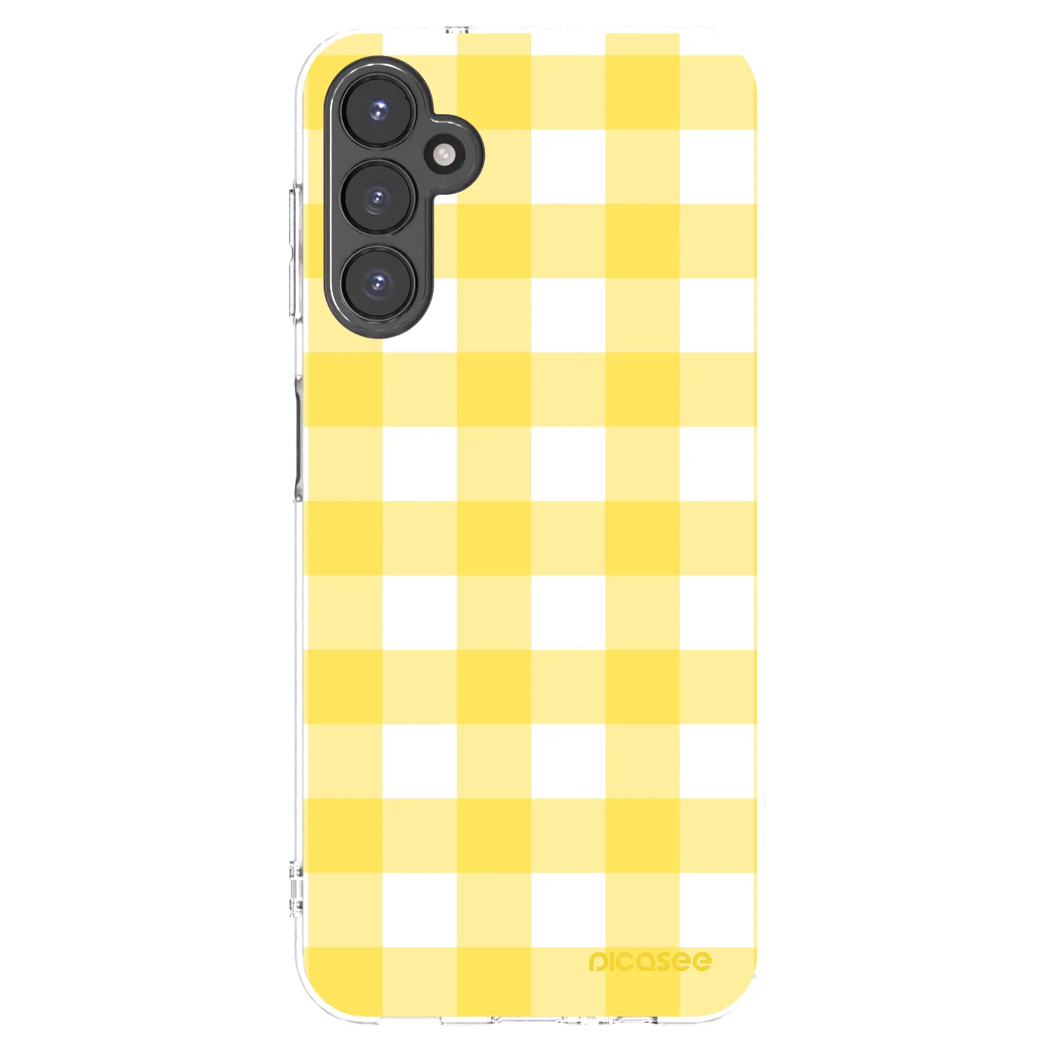 Picasee Samsung Galaxy A14 4G A145R Hülle - Transparentes Silikon - Gride lemon