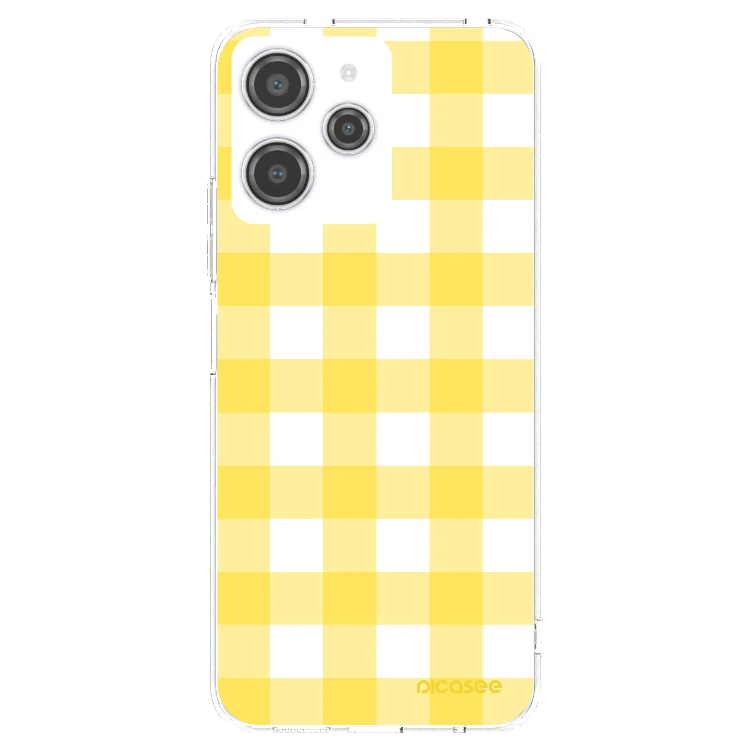 Picasee Xiaomi Redmi 12 4G Hülle - Transparentes Silikon - Gride lemon