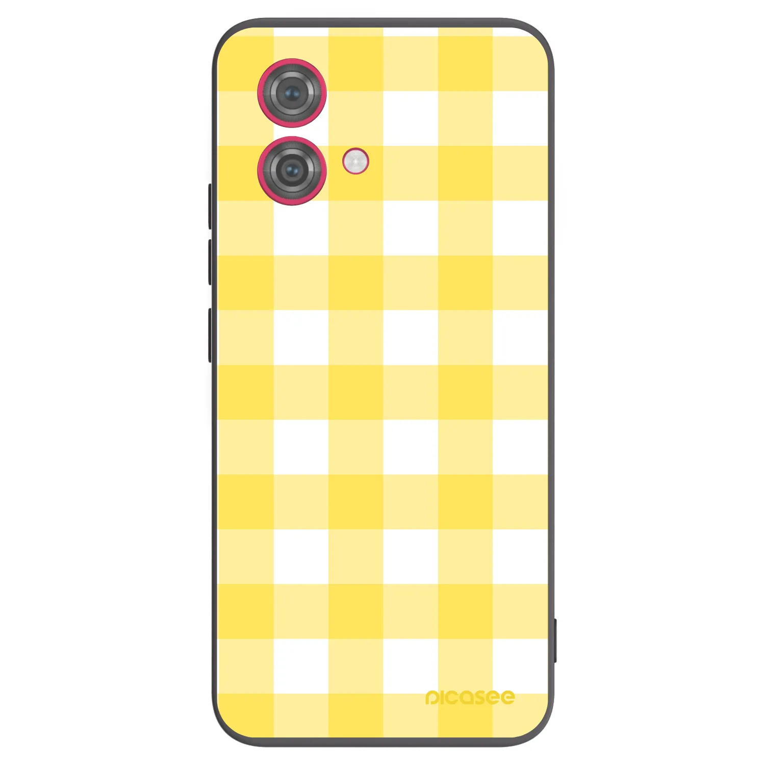 Picasee Motorola Moto G84 5G Hülle - Schwarzes Silikon - Gride lemon